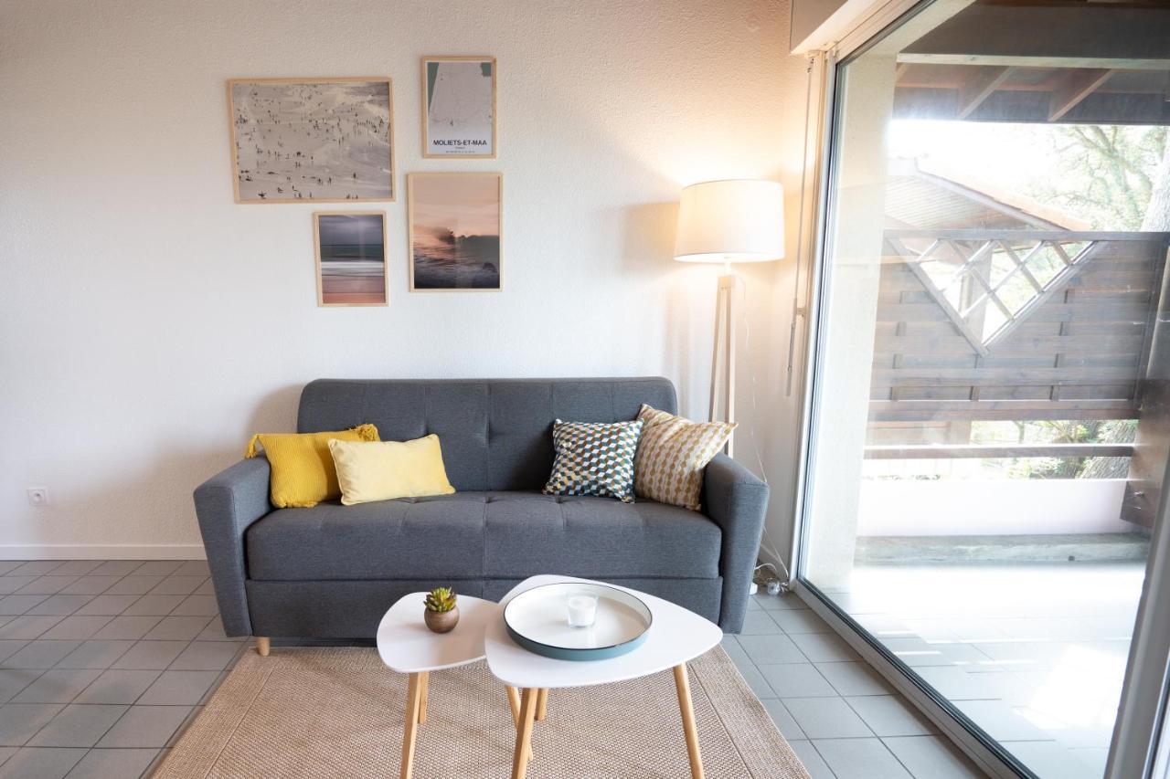 Chaleureux Appartement A 500M De L'Ocean Et 150M Du Golf Moliets-Plage Luaran gambar